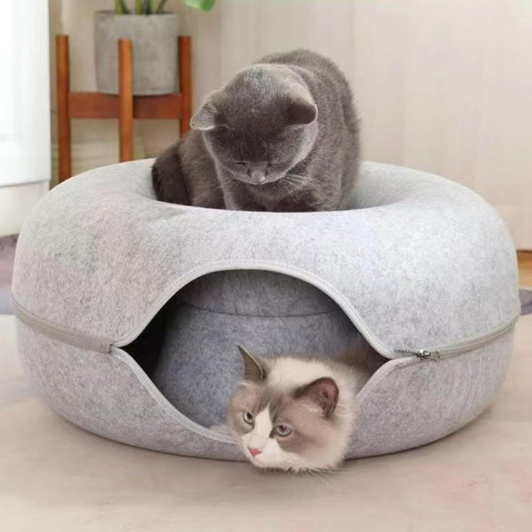 جای خواب و تونل گربه مدل Donut